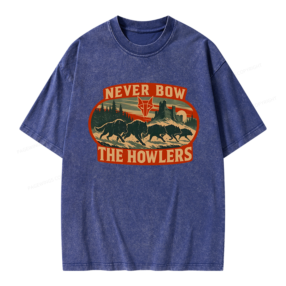 Pagewings The Howlers Unisex Washed T-shirt
