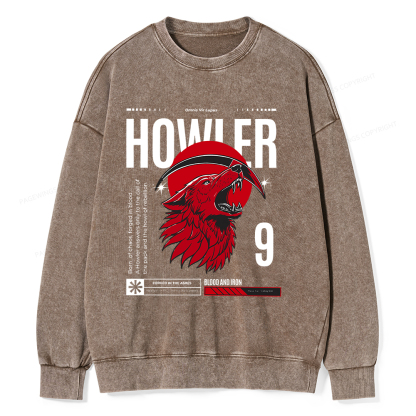 Pagewings Howler Unisex Washed Sweatshirt