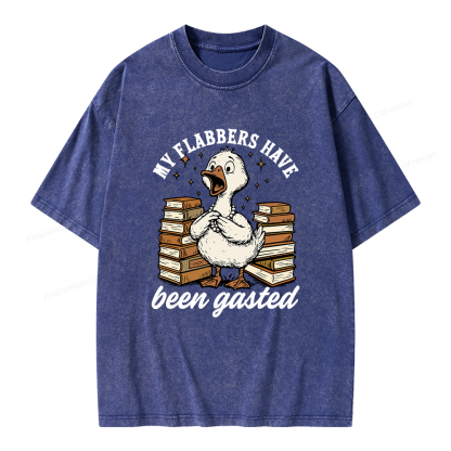 Pagewings My Flabbers Have Been Gasted Unisex Washed T-shirt