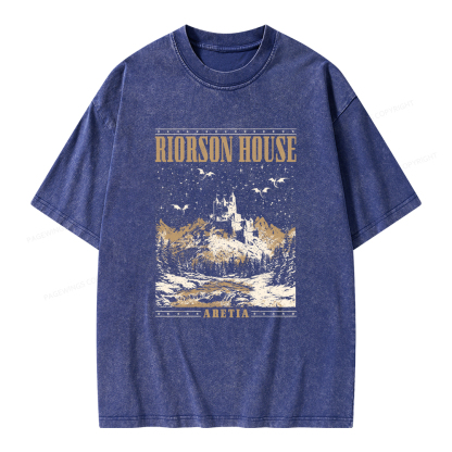 Pagewings Rierson House Unisex Washed T-shirt