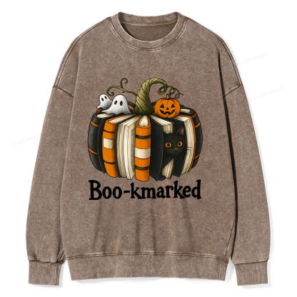 Pagewings Bookmarked Unisex Washed Sweatshirt