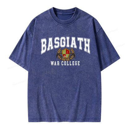 Pagewings Basgiat War Collage Unisex Washed T-shirt