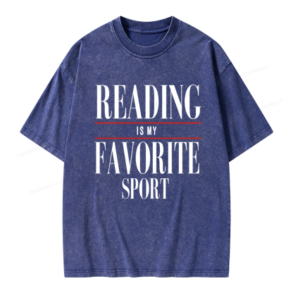 Pagewings Vintage Reading Sweatshirt, Booklover gift  Unisex Washed T-shirt