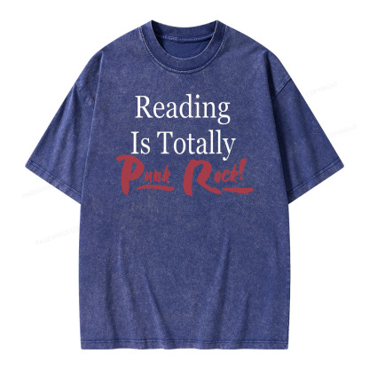 [Copy]Pagewings Reading Is TOTALLY Shirt Unisex Washed T-shirt