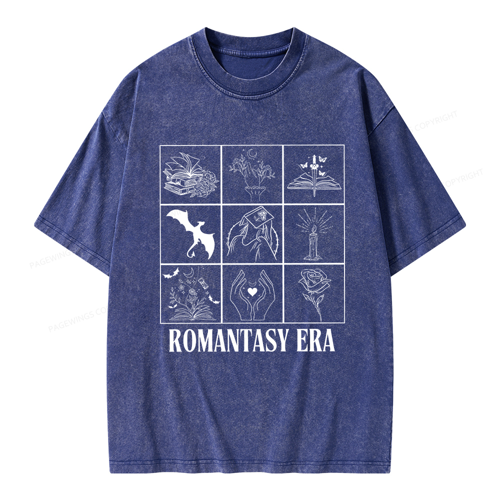 Pagewings Romantasy Era Book Shirt Comfort Colors t-shirt Unisex Washed T-shirt