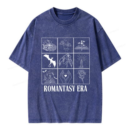 Pagewings Romantasy Era Book Shirt Comfort Colors t-shirt Unisex Washed T-shirt