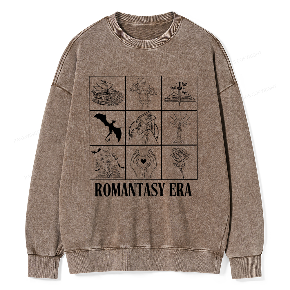 Pagewings Romantasy Era Book Shirt Comfort Colors t-shirt Unisex Washed Sweatshirt