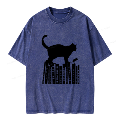 Pagewings Bookplate Creative T-shirt Unisex Washed T-shirt