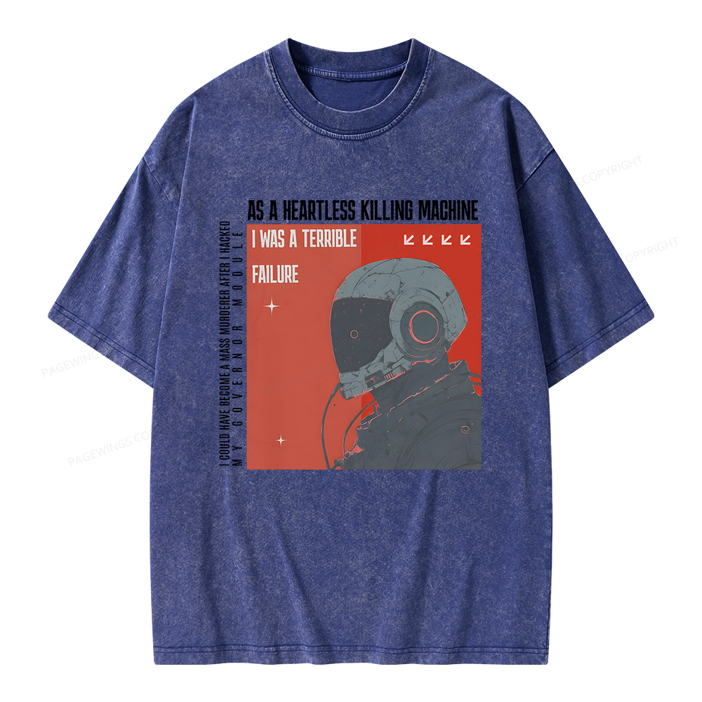Pagewings I Was A Terrible Failure Unisex Washed T-shirt