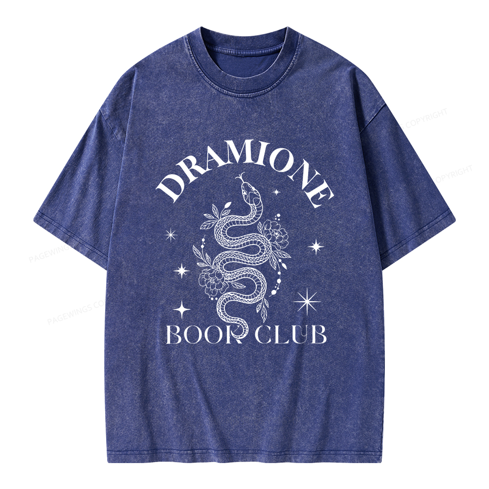 Pagewings Dramione Book Club Unisex Washed T-shirt