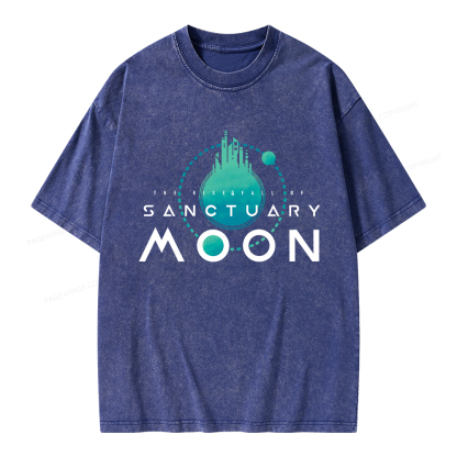Pagewings Sanctuary Moon Unisex Washed T-shirt