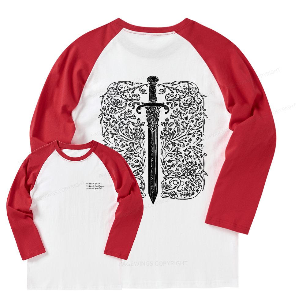 Pagewings You Do Not Yield Long Sleeve Raglan T-shirt