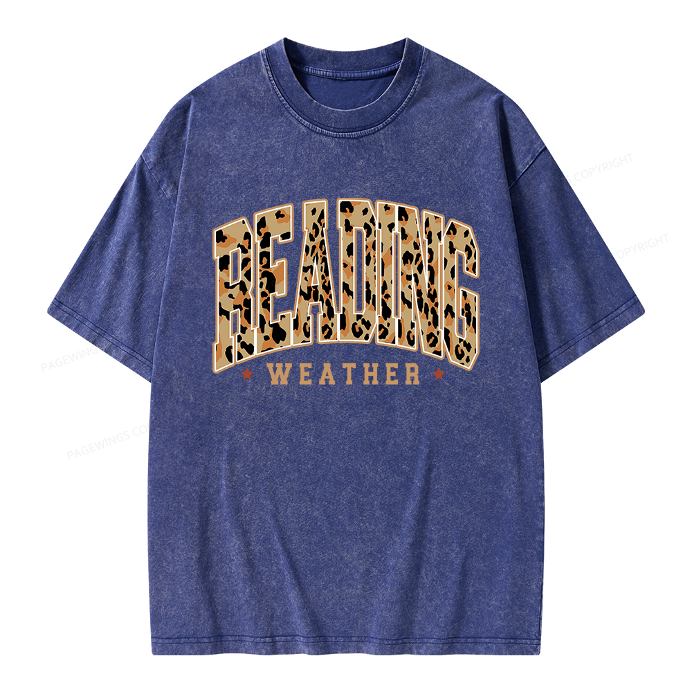 Pagewings Reading Unisex Washed T-shirt