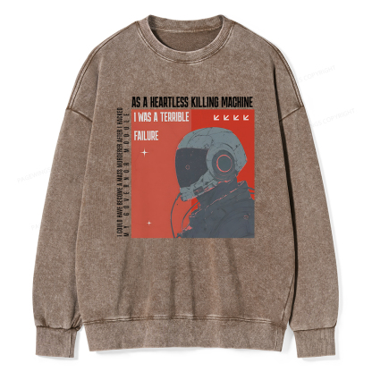 Pagewings I Was A Terrible Failure Unisex Washed Sweatshirt