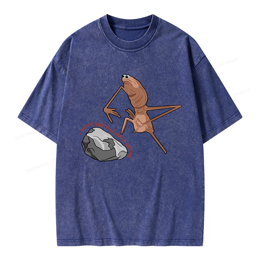Pagewings I Don’t Like This Rock Ending Unisex Washed T-shirt
