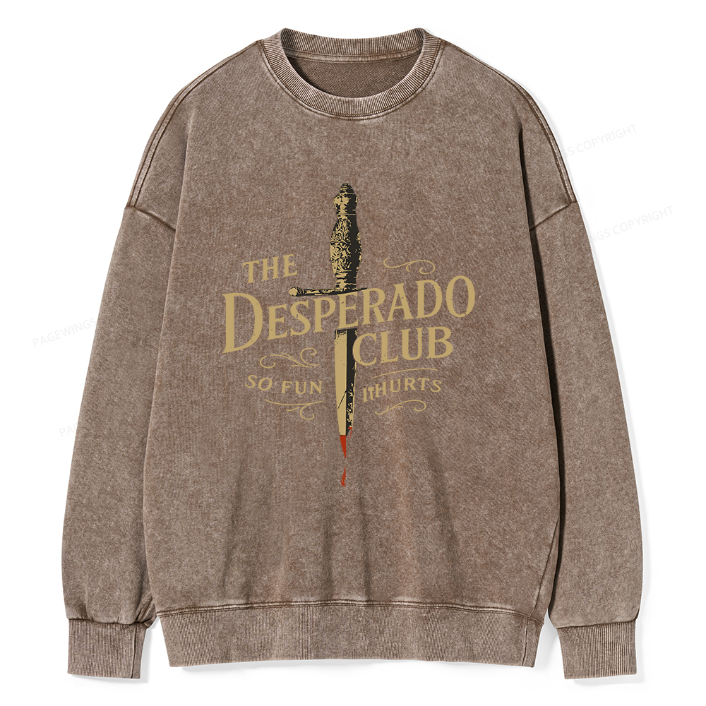 Pagewings Desperado Club Unisex Washed Sweatshirt