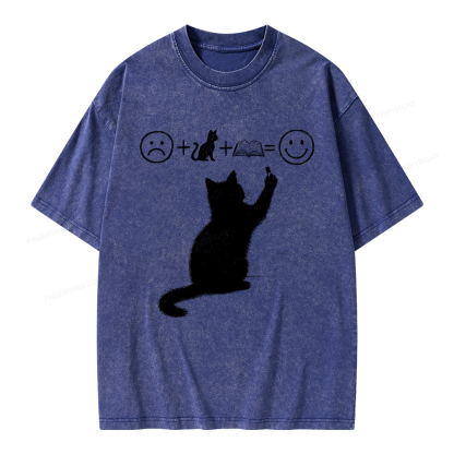 Pagewings A Good Life Is Made Up of Books Unisex Washed T-shirt