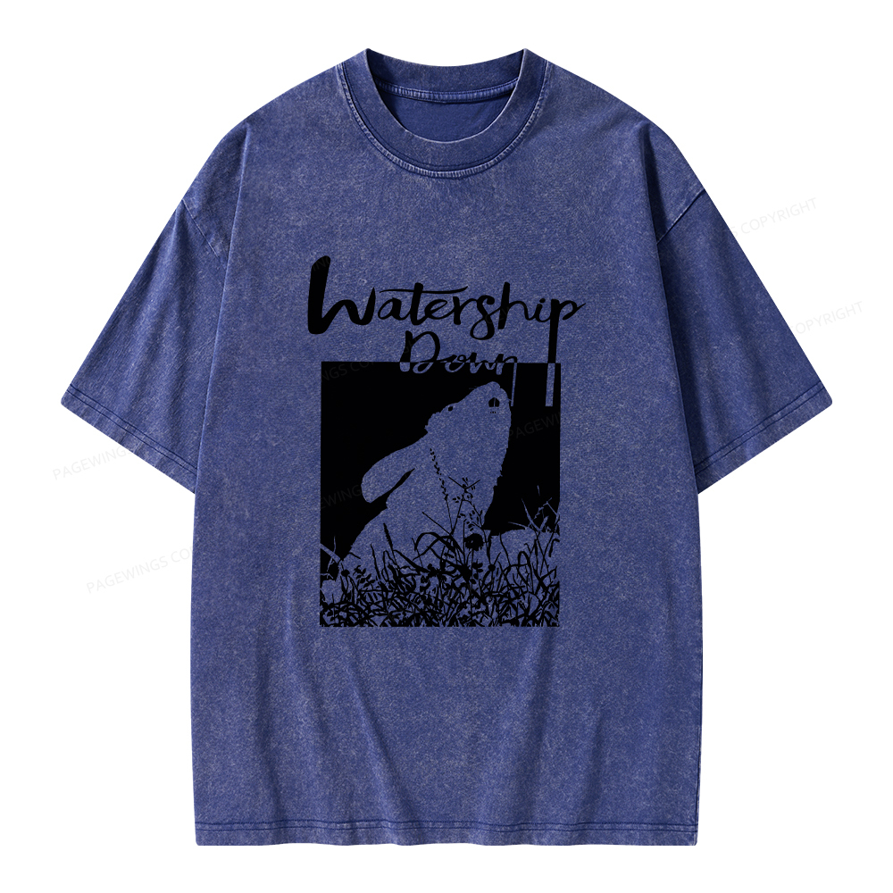 Pagewings Watership Unisex Washed T-shirt
