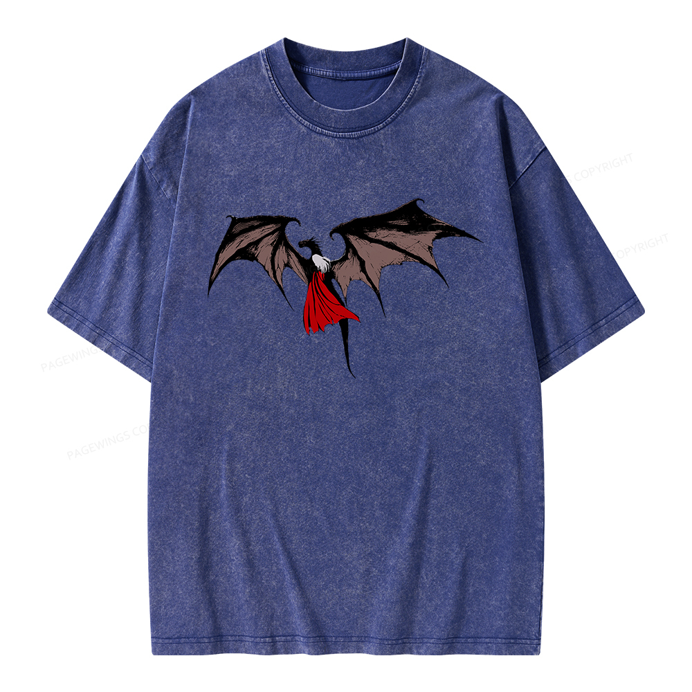 Pagewings Manon Blackbeak Unisex Washed T-shirt