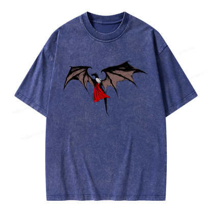 Pagewings Manon Blackbeak Unisex Washed T-shirt