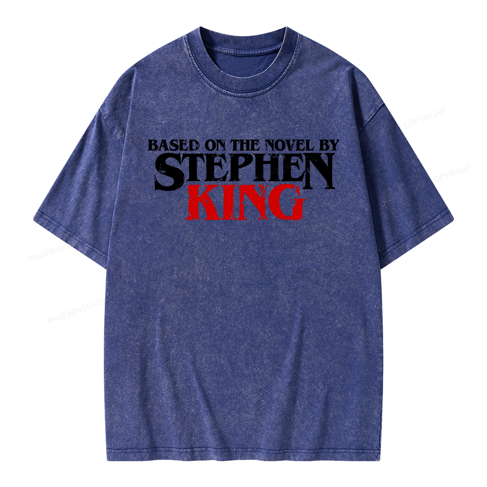 Pagewings Based on the novel by Stephen King Unisex Washed T-shirt