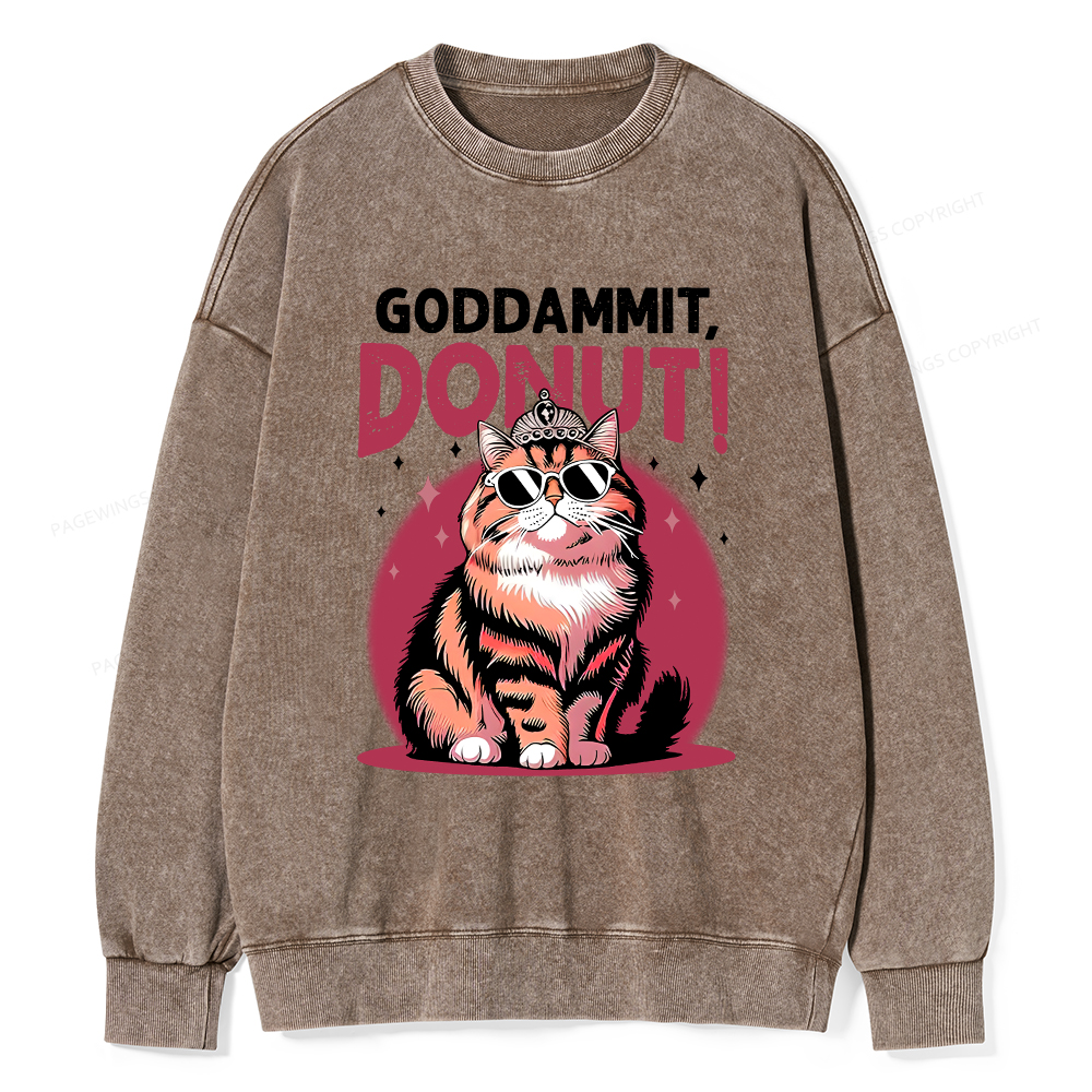 Pagewings Princess Sci-Fi Book Lover Unisex Washed Sweatshirt