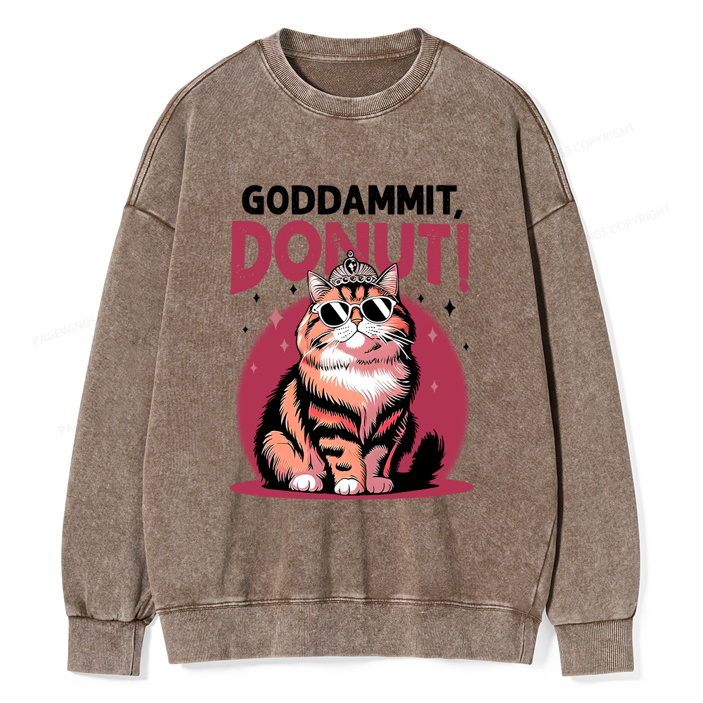 Pagewings Princess Sci-Fi Book Lover Unisex Washed Sweatshirt