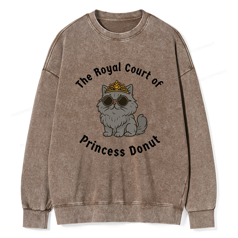 Pagewings The Royal Court Unisex Washed Sweatshirt
