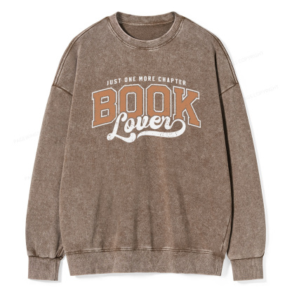Pagewings One More Chapter  Unisex Washed Sweatshirt