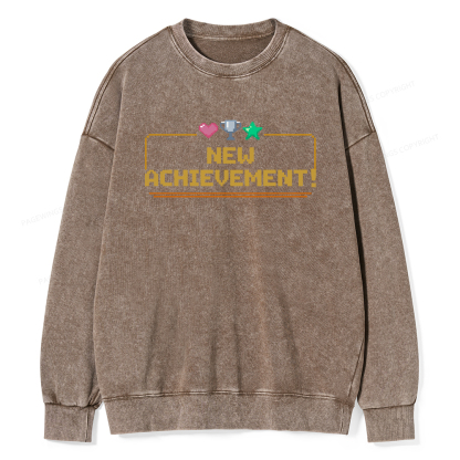 Pagewings New Achievement Unisex Washed Sweatshirt