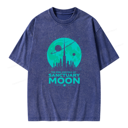 Pagewings Sanctuary Moon Unisex Washed T-shirt