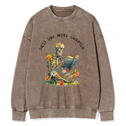 Pagewings  Just More Chapter Unisex Washed Sweatshirt