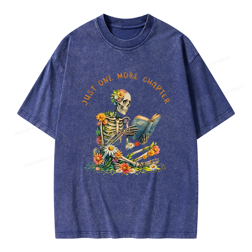 Pagewings Just More Chapter Unisex Washed T-shirt