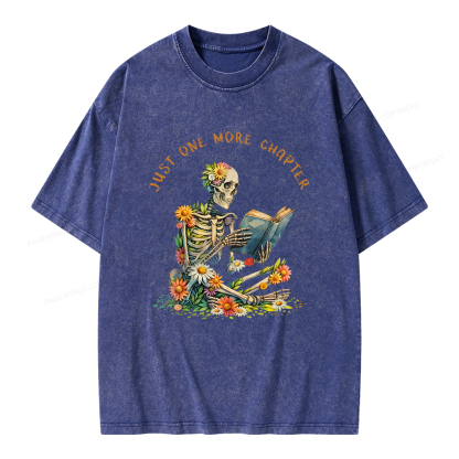 Pagewings Just More Chapter Unisex Washed T-shirt