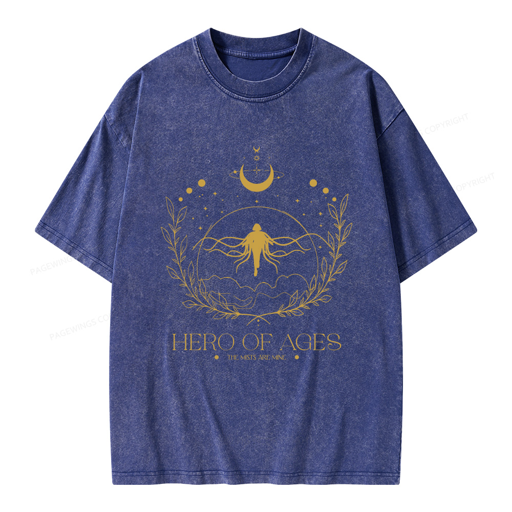 Pagewings Hero Unisex Washed T-shirt