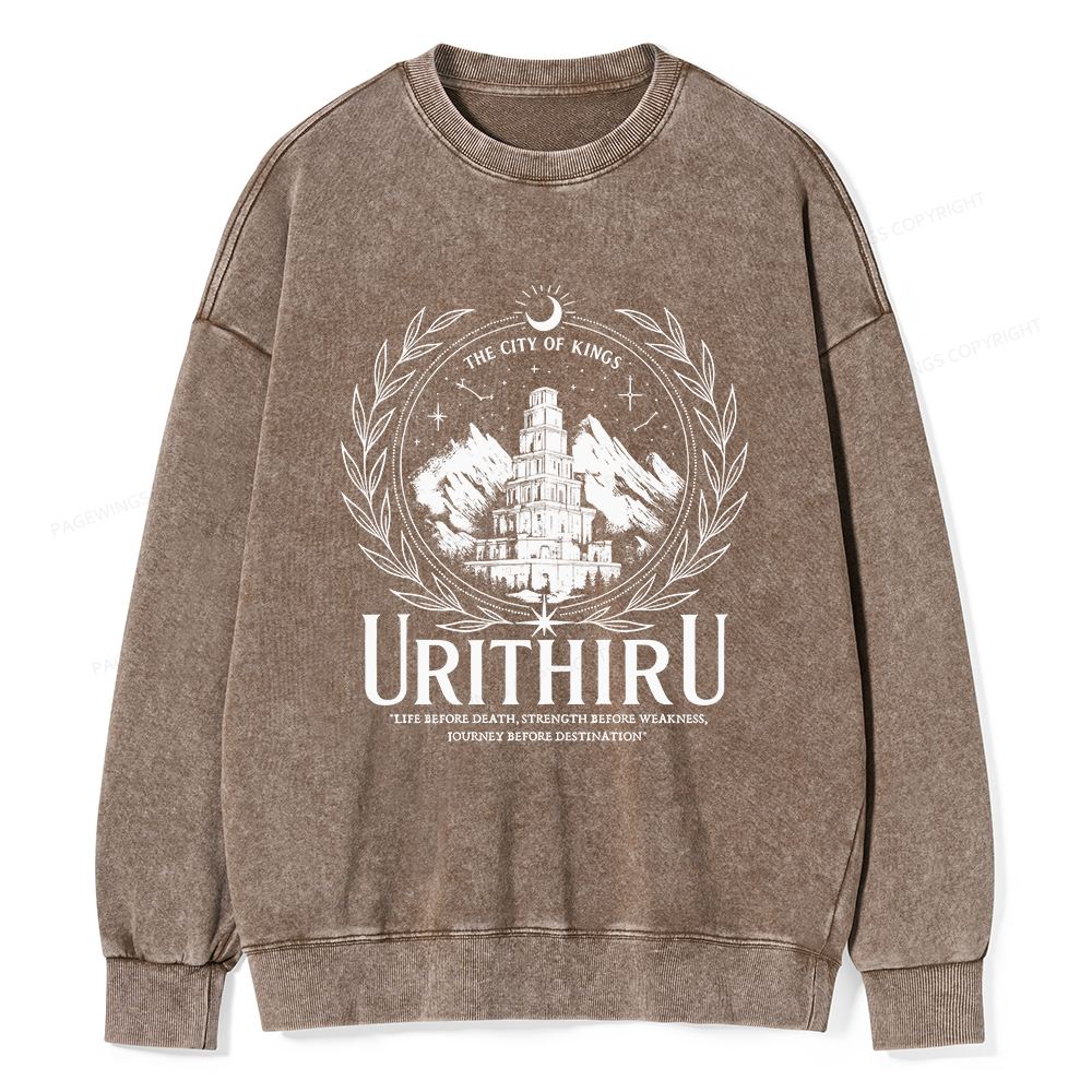 Pagewings Urithiru Unisex Washed Sweatshirt