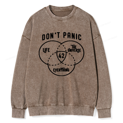 Pagewings 42 is the Answer  Unisex Washed Sweatshirt