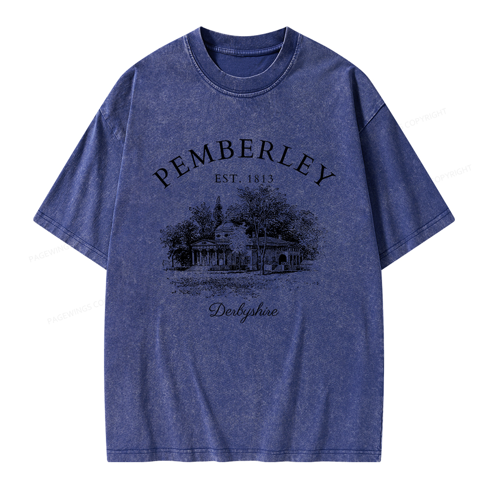 Pagewings Pemberley Unisex Washed T-shirt
