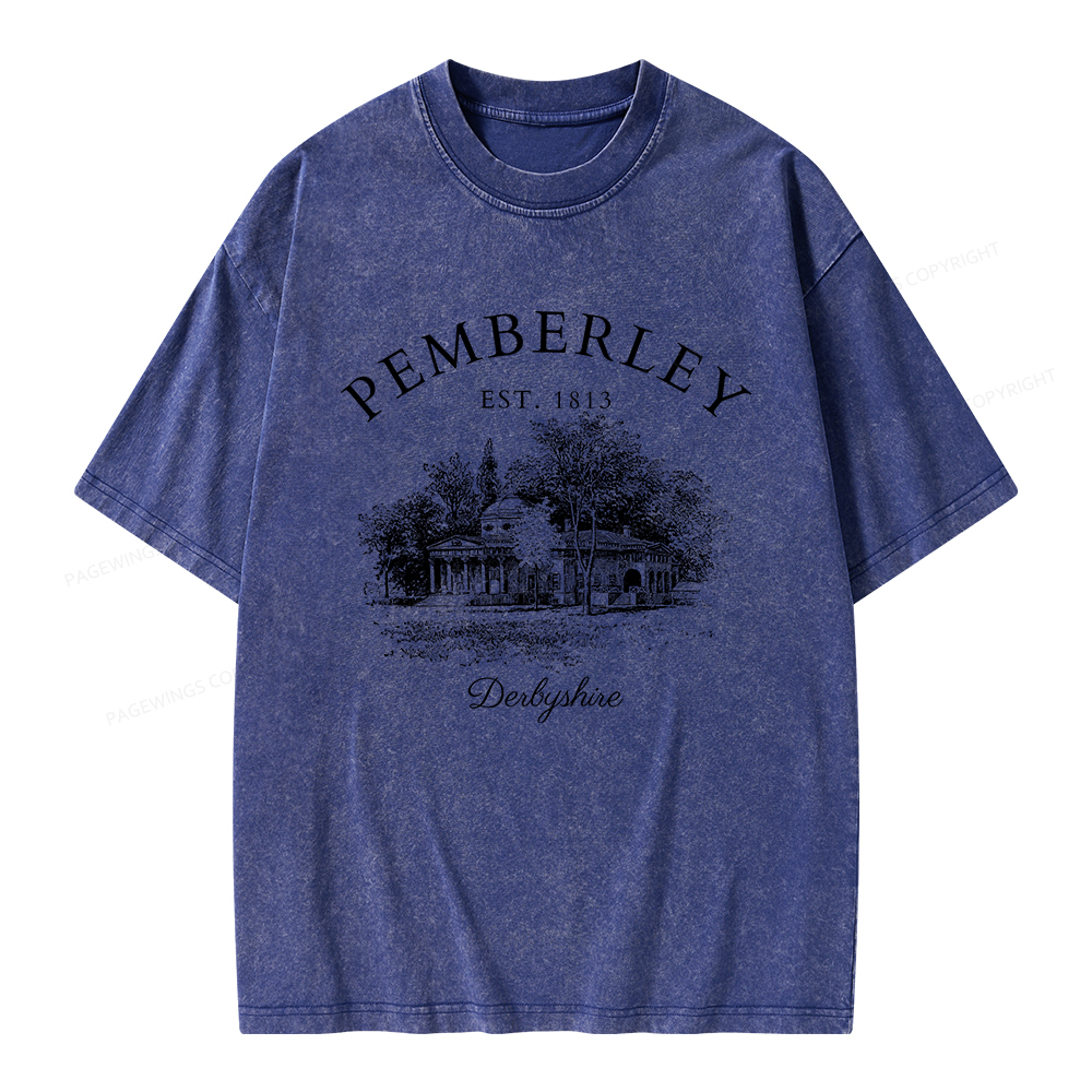 Pagewings Pemberley Unisex Washed T-shirt