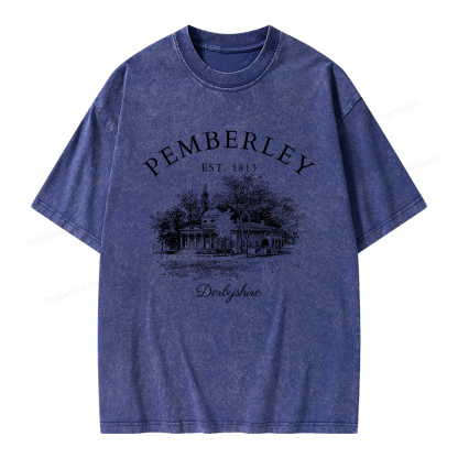 Pagewings Pemberley Unisex Washed T-shirt