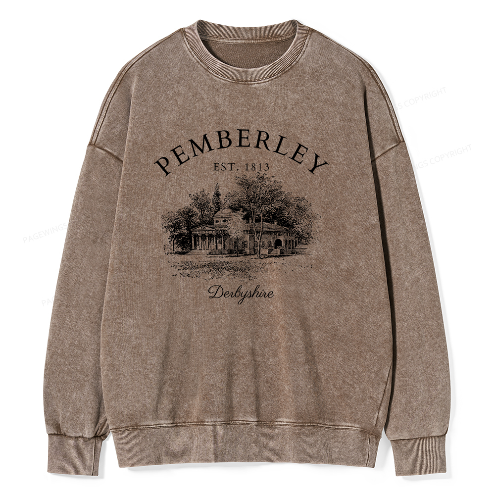 Pagewings Pemberley Unisex Washed Sweatshirt