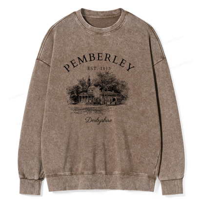 Pagewings Pemberley Unisex Washed Sweatshirt