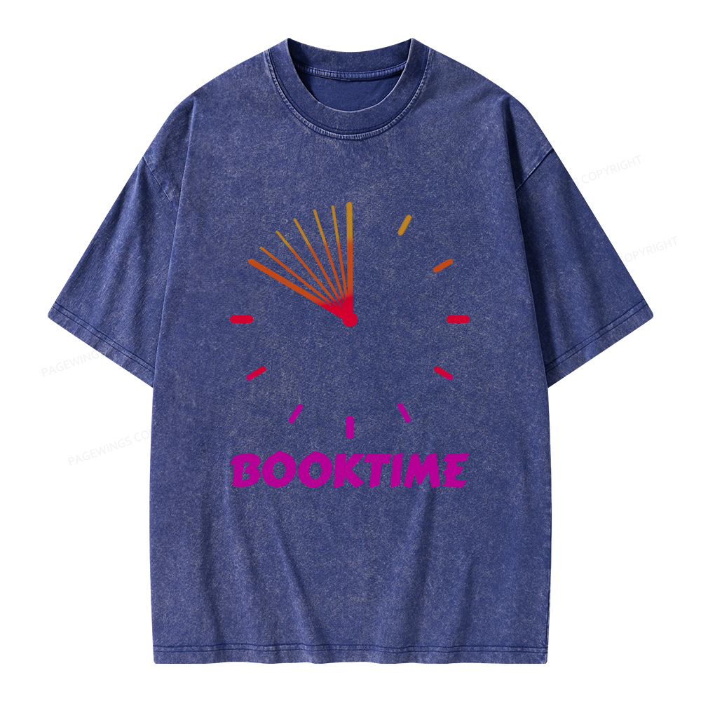 Pagewings Booktime Unisex Washed T-shirt