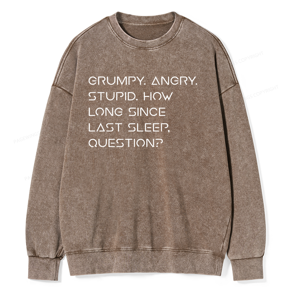 Pagewings Sci-Fi Lover Unisex Washed Sweatshirt