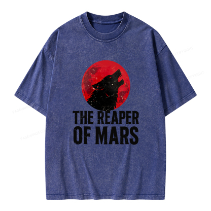 Pagewings The Reaper of Mars Unisex Washed T-shirt
