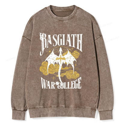 Pagewings Rasgiath Warcollege Unisex Washed Sweatshirt