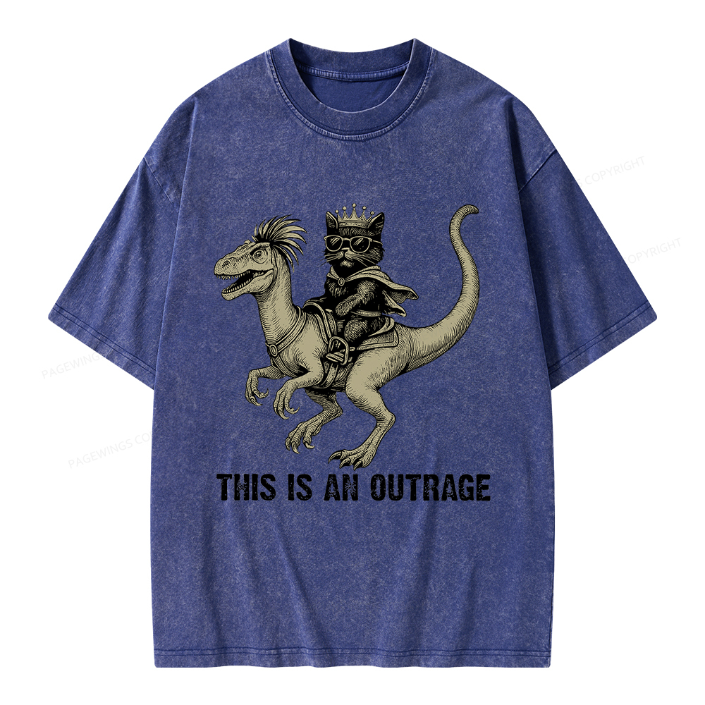 Pagewings Fantasy Book Reader Unisex Washed T-shirt
