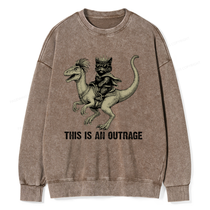 Pagewings Fantasy Book Reader Unisex Washed Sweatshirt