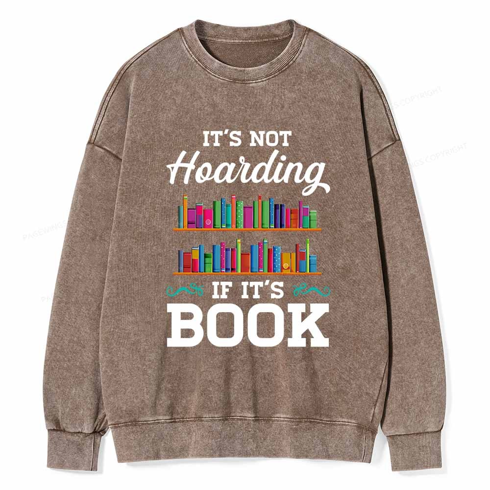 Pagewings It_s not Hoarding If It_s Book Lover T-Shirt Unisex Washed S