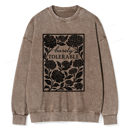 Pagewings Barley Tolerable Unisex Washed Sweatshirt